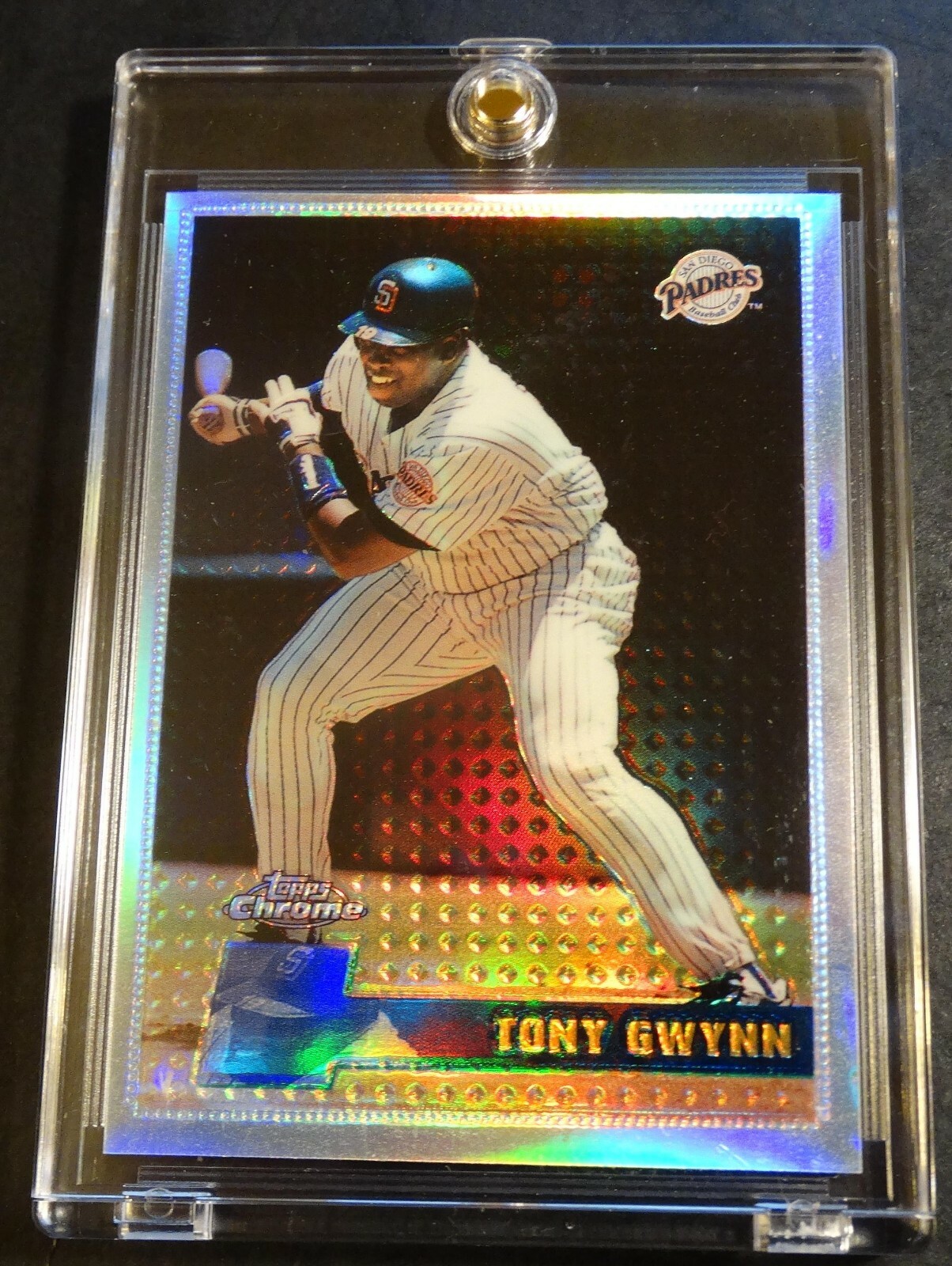 1996 TONY GWYNN TOPPS CHROME REFRACTOR #97 PADRES SHARP