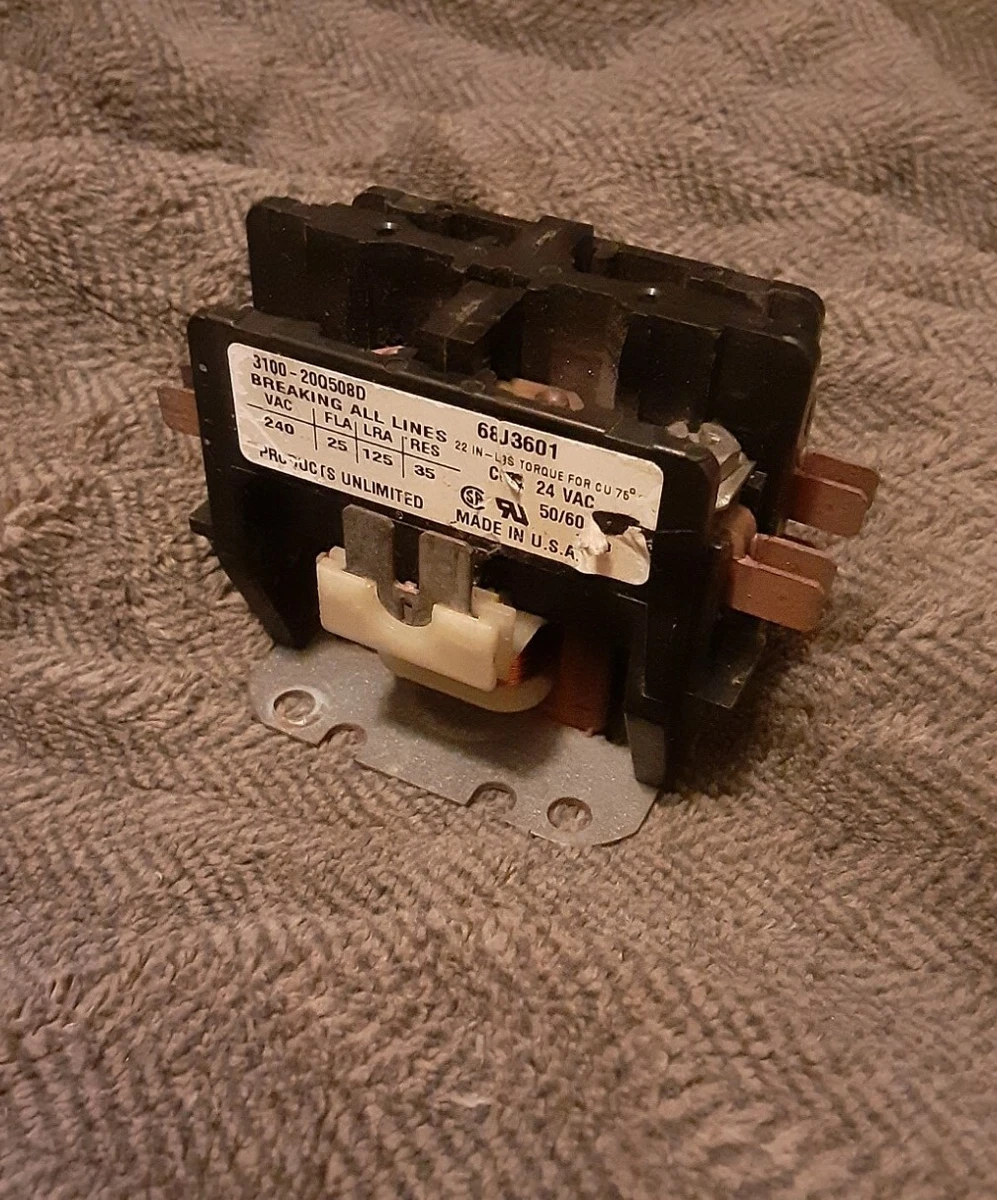 Products Unlimited 68J3601 Condenser Contactor 3100-20Q508D | eBay