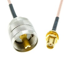 UHF PL259 Male to SMA female Connector Lot Coaxial Jumper RF Coax RG316 Cable