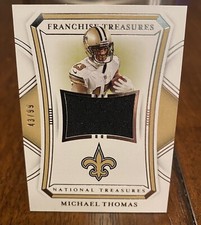 2020 National Treasures MICHAEL THOMAS Franchise Treasures #43/99 FT-MT Saints
