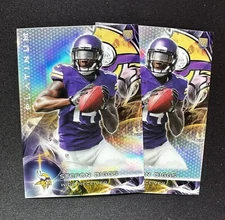 Stefon Diggs 2015 Topps Platinum Rookie Refractor Lot - Minnesota Vikings RC NFL