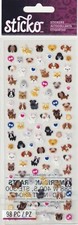 NEW Sticko Tiny DOGS Puppy Theme Stickers 98 pieces 00074 Fast FREE Shipping