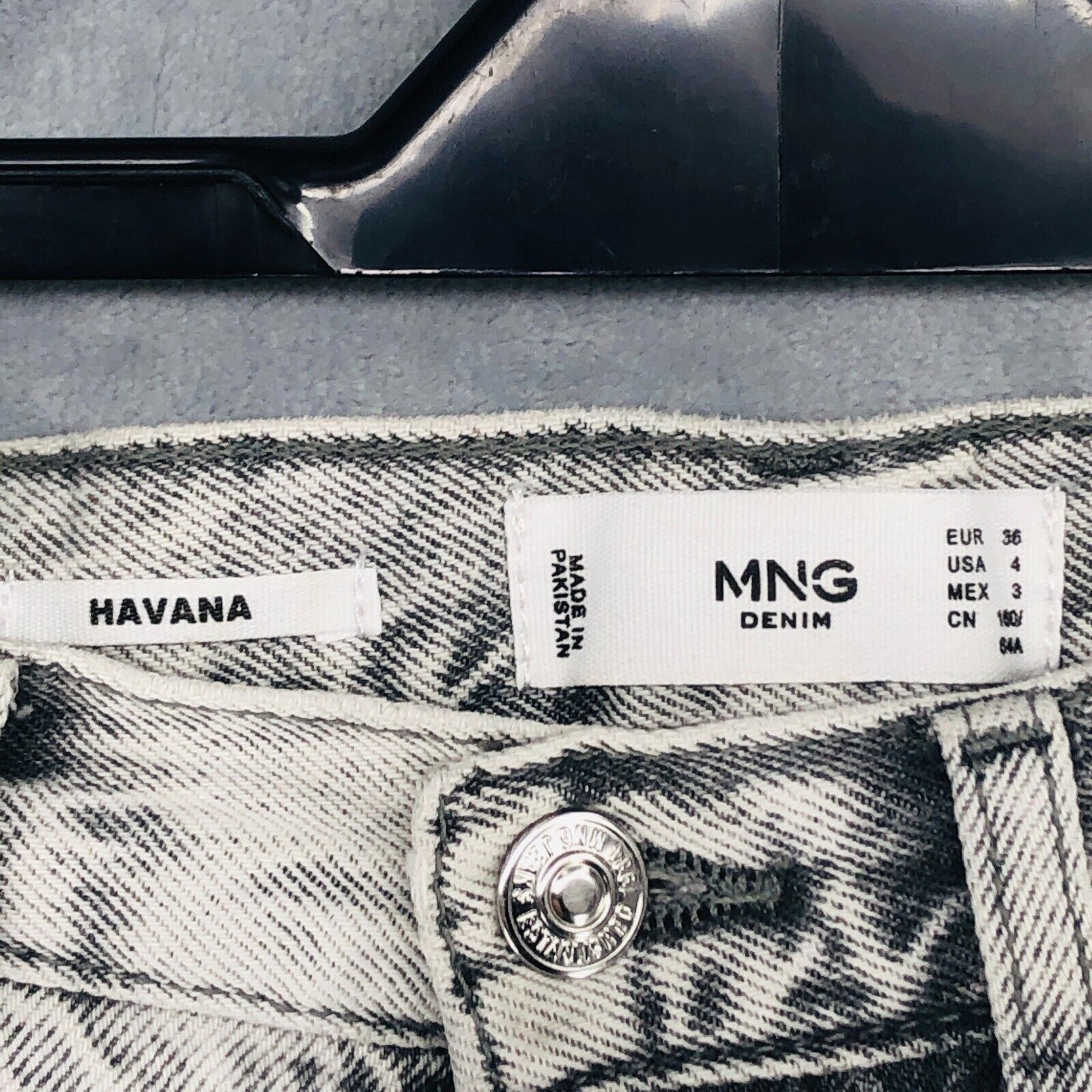 MNG Denim Jeans Womens 4 Capri Mom Stonewash High… - image 5