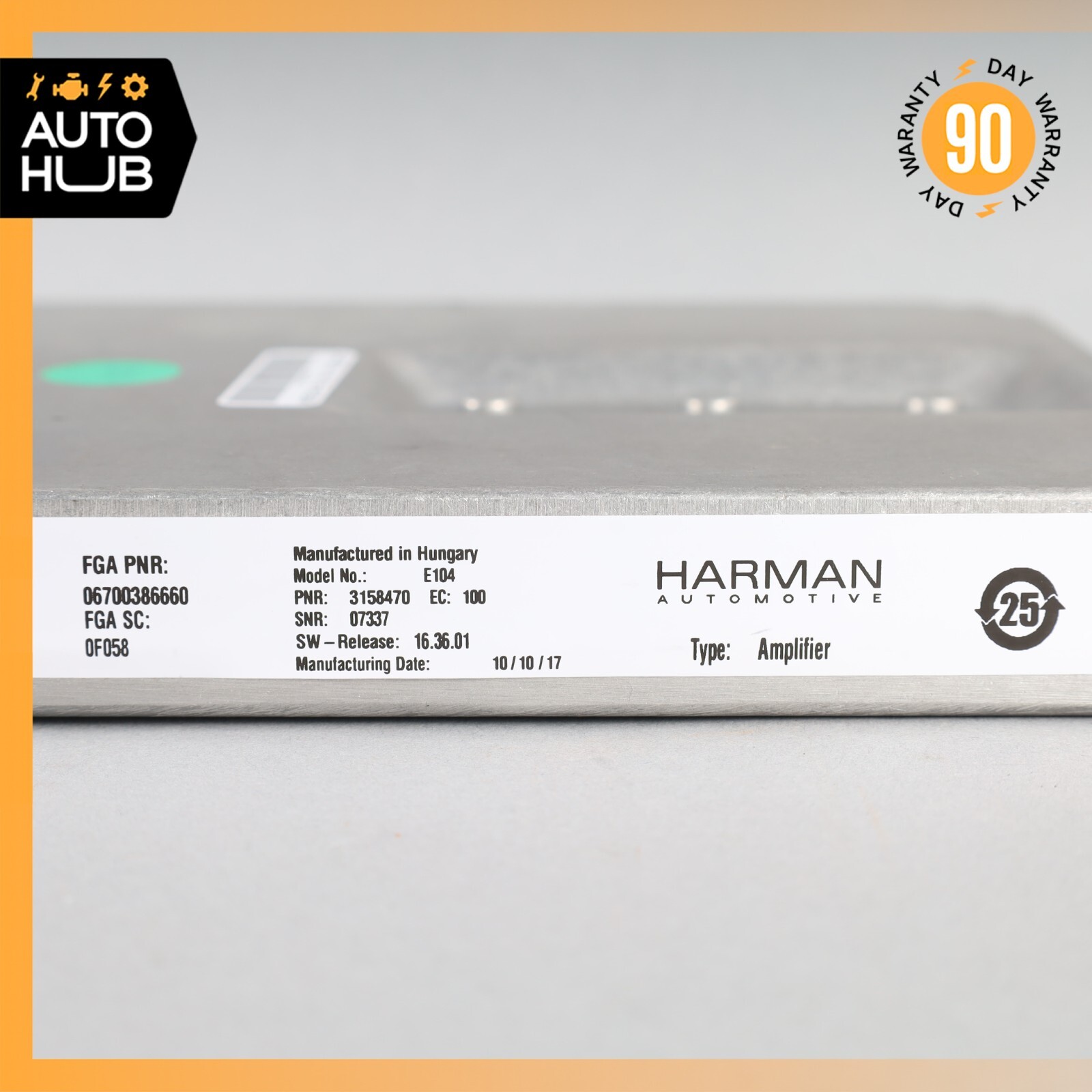 18-20 Maserati Quattroporte M156 Ghibli M157 Harman Audio Amplifier Amp OEM 8k