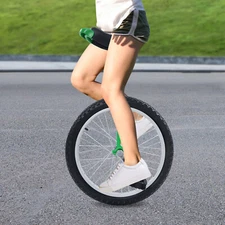 20 Inch Wheel Outdoor Unicycle Height Adjustable Sport Fitness Exercise Unicycle