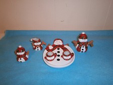 Christmas Snowman Tea-set, 8 pieces