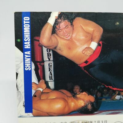 5 SHINYA HASHIMOTO New Japan Pro WREITLING CARD BBM96 1996 JAPAN