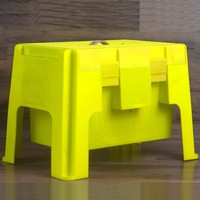 Hilason Western Made In The Usa Durable Grooming Stool Leather Handle Yellow on sale Hilason Western Made In The Usa Durable Grooming Stool Leather Handle Yellow on sale