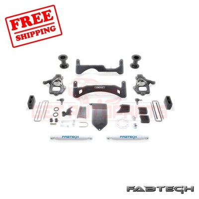 FABTECH 6'' Basic Syst GEN II w/ Rear Shocks for 2014-17 GM C1500 2WD/4WD