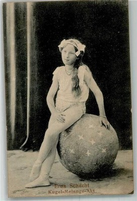 14004463 - Erna Schacht Ball Melange Nude Circus Artist 1914
