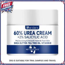 Crema de pies 60 % urea para talones agrietados y piel seca - Tratamiento hidratante intensivo