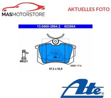 SATZ BREMSBELÄGE BREMSKLÖTZE HINTEN ATE 130460-28642 P FÜR AUDI A2,8Z0