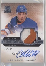 2011-12 Upper Deck The Cup Rookie /249 Calvin de Haan #164 Patch Auto 2d8
