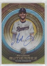 2022 Bowman Inception Prospect Gold Foil 34/50 Anthony Gutierrez Auto 10jj