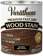 Premium Fast Dry Wood Stain, Quart, Dark Walnut