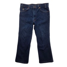 Vintage 80s Levi's 517 Orange Tab Jeans Mens 36x30 Fits 34 25 Bootcut Made USA