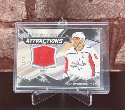 2022-23 UD Premier Alex Ovechkin Premier Attractions Game-Used Jersey /49