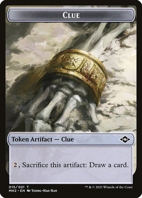 [MTG] Clue (Token Artifact) (015) (TMH2) LP-HP