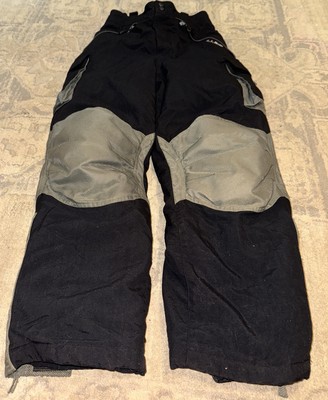 LL Bean Youth Boys Sz Large 14 / 16 Black Insulated Ski Snowboard Pants