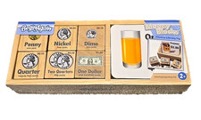 Money Blocks Financial Literacy Toy Role Play Wooden by BeginAgain NEW Unopened