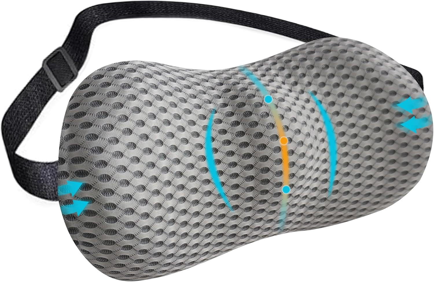 Coussin siège auto ergonomique mémoire de forme pour dossier voiture et confort longue route