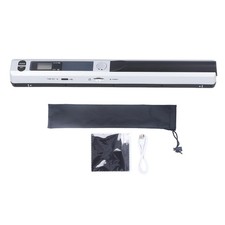 Portable Scanner, Mobile Document Scanner A4 Scanning for Photo Silver 