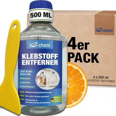 bio-chem SC 100 Klebstoffentferner Kleberentferner Etikettenlöser 4x 500 ML