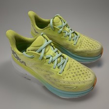 Hoka Clifton 9 Citrus Glow Green Running Shoes 1127896 CGSO Women  s Size US 9