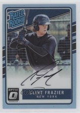 2017 Panini Donruss Optic Carolina Blue Prizm 14/25 Clint Frazier Auto 0ws