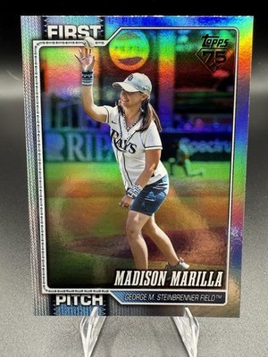 Madison Marilla First Pitch #FP-14 2026 Topps Series 2 Celebrity Insert Card
