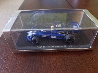 Spark Model 1/43 Jody Scheckter 1975 Tyrrell 007 Belgian GP S1645