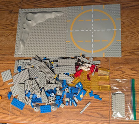 LEGO Space: Galaxy Explorer (497), complete, no box, one extra piece, baseplates