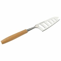 Fackelmann WeichkäSemesser Fair, KäSemesser, KäSeschneider, Buche Edelstahl 24Cm