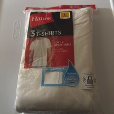 Hanes ComfortSoft 2135 Crewneck Tagless Men's T-shirt L 3 Pack- White