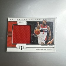 2020-21 Panini National Treasures - Tremendous Treasur Bradley Beal #TRE-BB3 /99
