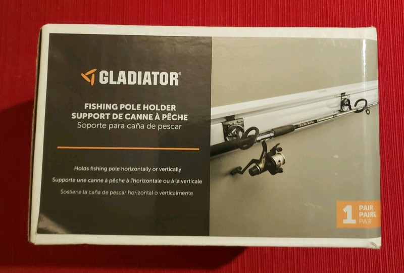 Gladiator Fishing Pole Holder/ Hooks 2pr (4 Hooks Total) Use W/ Panels Channels