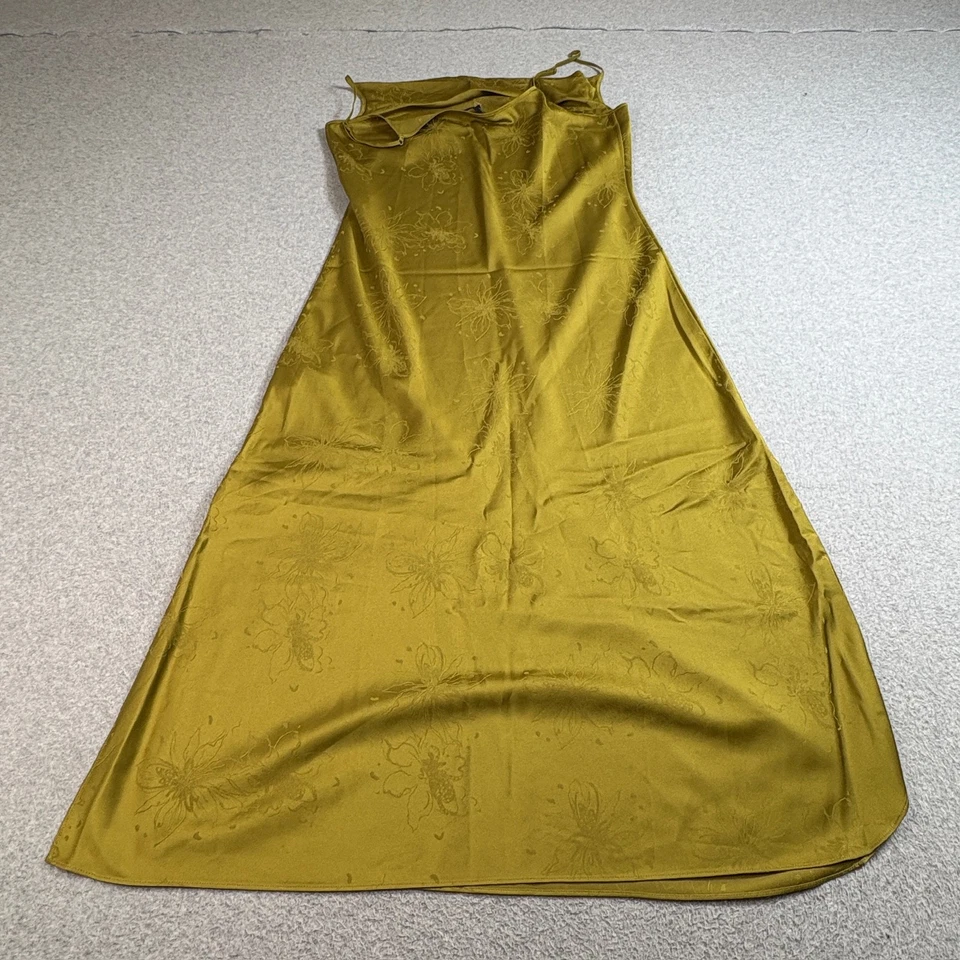 Vestido sin Mangas AllSaints Para Mujer 10 UK 14 Hadley Jacquard Floral Sin Mangas Abertura Largo Foto 2 de 4