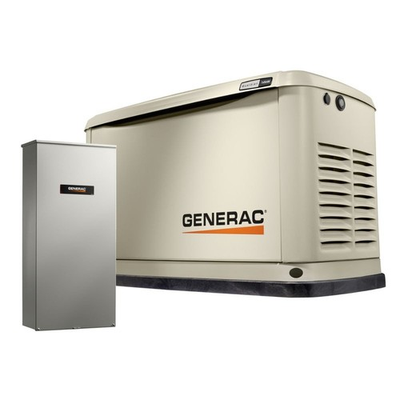 #ad Generac 7291 26kW Air Cooled Guardian Standby Generator 200A Transfer Switch $7901.05