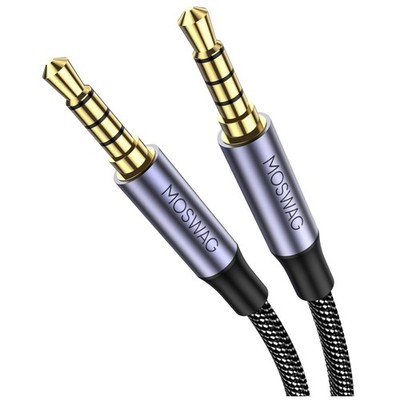 Aux Kabel 3,5 mm Lautsprecher Mikrofon Smartphone Tablet Kopfhörer PC