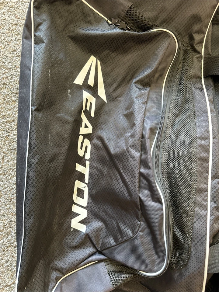 Easton Large Equipment Bag Hockey Softball Sports Black 41x16x16 With Wheels - Image 2 of 4