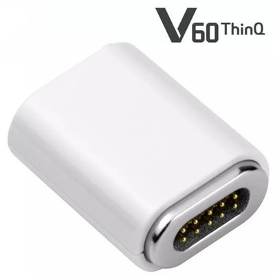 2PCS Original Magnetic Charging Adapter White for LG V60 ThinQ