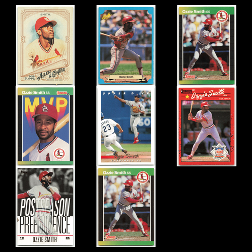 Ozzie Smith Lot 8 Baseball Karten 2018 Topps Allen - Ginter St. Louis Cardinals
