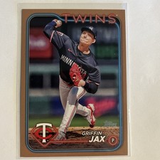 2024 Topps Update Griffin Jax /2024 Twins