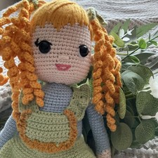 Quality Amigurumi Crochet Summer Elf  Doll Detachable Outfit Handmade New