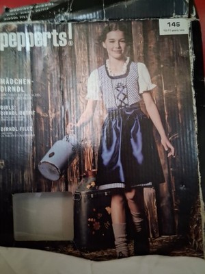 ''Pepperts'' children, girls dirndl, 3 pieces, size 146 new in original packaging