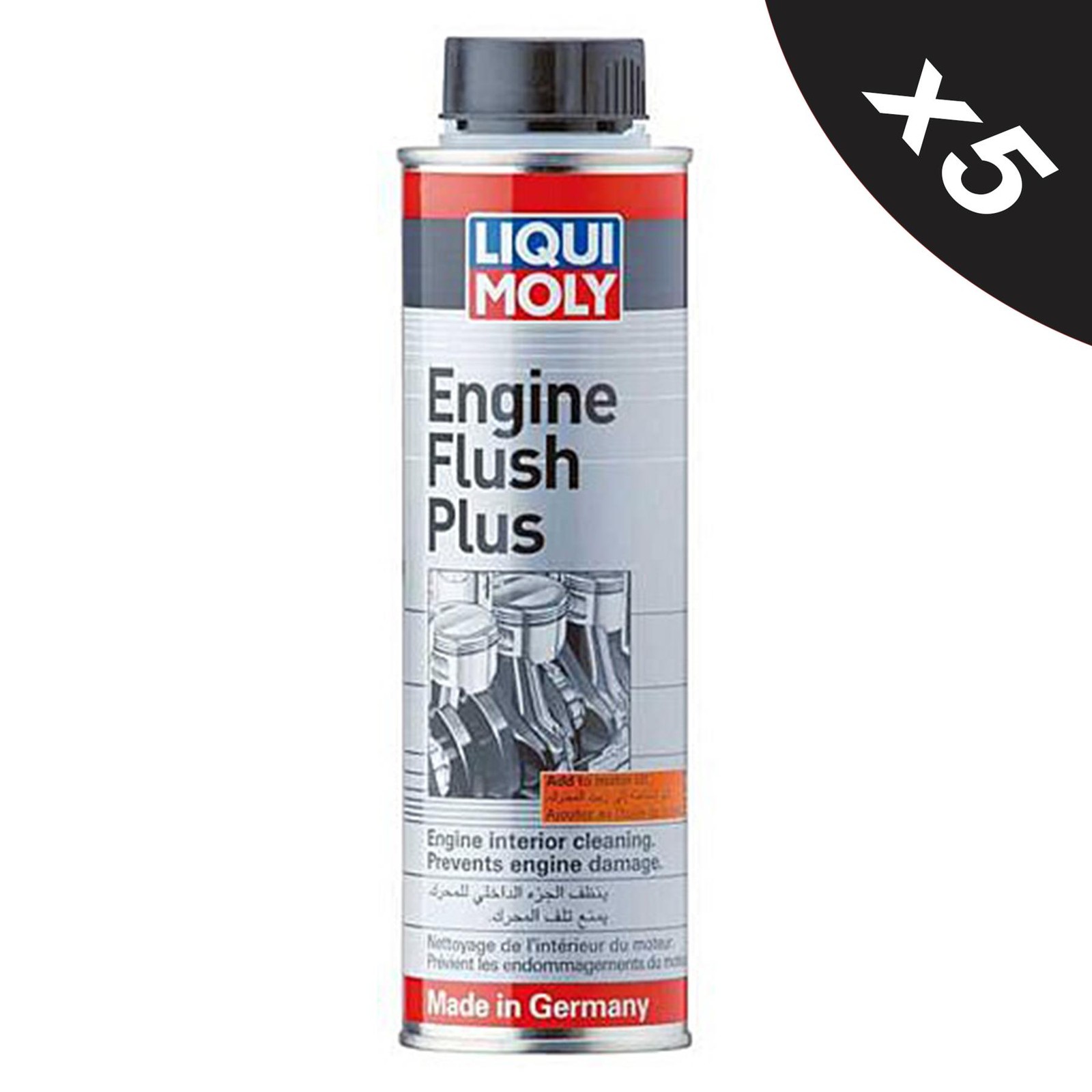 5x Liqui Moly Engine Flush Petrol & Diesel Engine Oil System Cleaner Flush 300ml