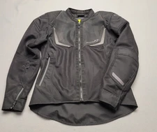 Macna Women's Orcano Black Motorcycle Vented Protective Jacket 165 3256 Sz US 8