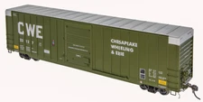 Homeshops Exactrail Berwick 7580 Boxcar freelance railroad Chesapeake Wheeling &