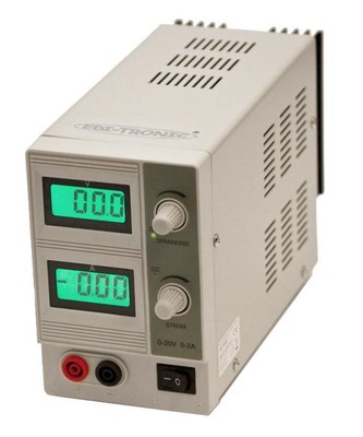 DC Labornetzgerät 0-20V 0-2A EDI2002C Labornetzteil Netzgerät regelbar