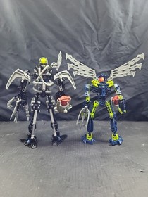 Lego Bionicle 2007 Set 8923 Hydraxon And 8914 Toa Hahli Used 99% Complete